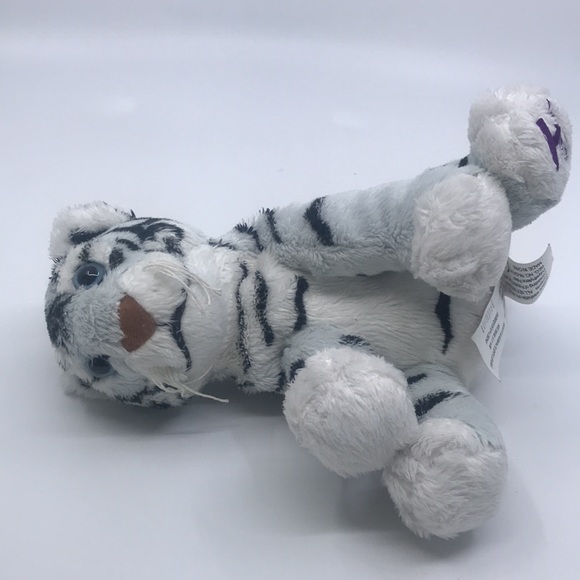 Kinectimals Microsoft Plush 2011 Grey Light Blue Maltese Tiger Stuffed Animal - Picture 7 of 11